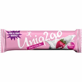 Resim UNİQ2GO Tatlı-Ekşi Pre-Probiyotik Proteinli Bar 38g 