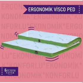 Resim Gelişimyatak 100X200 Gelişim Yatak Ergonomik Visco Ped Bamboo Lifli Kumaş 