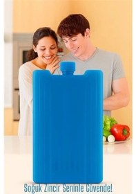 Resim Bfs Buz Aküsü 400 Gr Gıda, İlaç Ve Pikniksoğutma İçin Tekrar Kullanılabilir 
