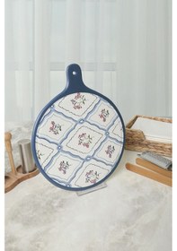 Resim Keramika Floral Waves Peynir Sunum Tabağı 26 Cm 22668 Çok Renkli 