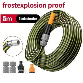 Resim Xuweiwei 500 Cm Yüksek Basınç Hortumu, Aksesuarlı Araç Yıkama Ve Bahçe Sulama 