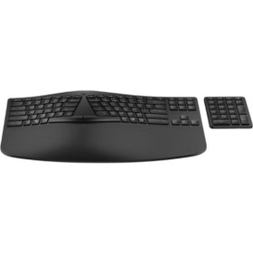 Resim HP 960 Ergonomik Kablosuz Klavye Siyah 7E755AA 