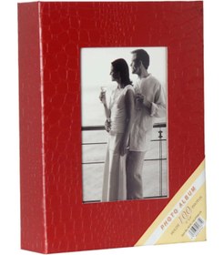 Resim FotoDijital Deri Fotoğraf Albümü 15x21cm 100'lük Vinleks Deri (KIRMIZI) 