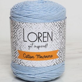Resim Loren Cotton Macrame Bebe Mavi - R051 - 34375 