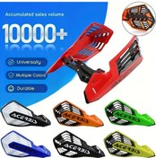 Resim Tongdashop Beyaz Siyah Ktm Yamaha Honda Exc Crf Universal Motosiklet El Koruyucuları 360 Dönebilir Kaymaz 