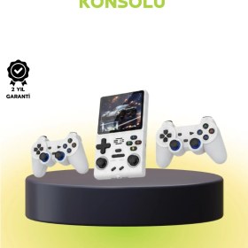 Resim Geniş Ekranlı Taşınabilir Retro Oyun Konsolu - Lisinya 