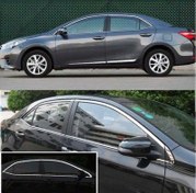 Resim Toyota Corolla 2013-2016 Cam Çıtası Nikelaj 