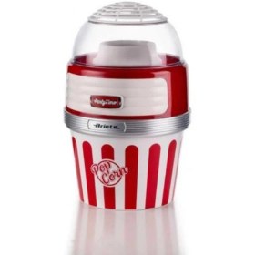 Resim Ariete Party Time Patlamış Mısır Makinesi Rosso Xl Kırmızı 