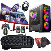 Resim Turbox TX4787 Intel Core I5 10400F 16GB Ram 1tb SSD 4gb RX550 Gddr5 23.6 Curved Freedos Oyuncu Masaüstü Bilgisayarı 