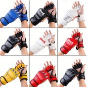 Resim 1 Çift Boks Eldiveni, Taekwondo, Karate, Sanda Eğitimi Için Koruyucu Ekipman 