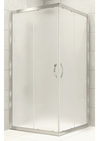 Resim Durul Duşakabin Kare Parlak Profil Buzlu 5Mm H:190 Buzlu 