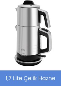 Resim Fakir Temper Paslanmaz Çelik Çay Makinesi & Kettle Rosie 