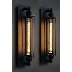 Resim Aesco Neo Rustik LED Ampul, x Tasarımlı, Dekoratif Aydınlatma, Enerji Tasarruflu (2, T300-8 Watt) 