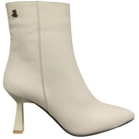 Resim Venüs 2554002k İnce Topuk Sivri Deri Klasik Kadın Bot Bej 