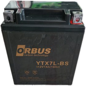 Resim Orbus Akü 12V 7AH AMPERYTX7L-BS Motorsiklet Aküsü 