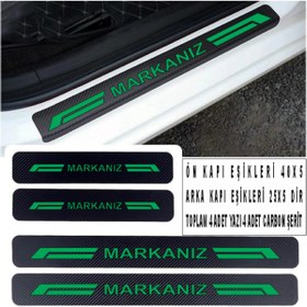 Resim MLH STORE 4Lü Carbon Kapı Eşiği (4 adet) 
