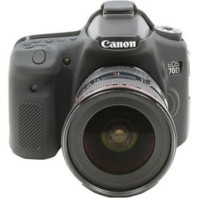 Resim Sanger Canon 70D Uyumlu Silikon Kılıf 