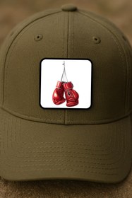 Resim AHWALL Kırmızı Boks Eldivenleri Spor Temalı Patch / Peç / Arma 