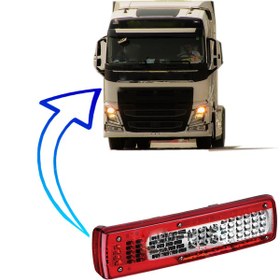 Resim Genel Markalar Volvo Fh Iv-Fm Iıv Sol Arka Stop Lambası Ledli 24 Volt N11.12445 