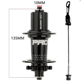 Resim Hassns Pro7 Arka Göbek 36 Delik Siyah 