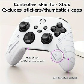 Resim Cloud011 Xbox Kumanda Kılıfı - Kaymaz Ter Tutmaz Beyaz Aksesuarsız 