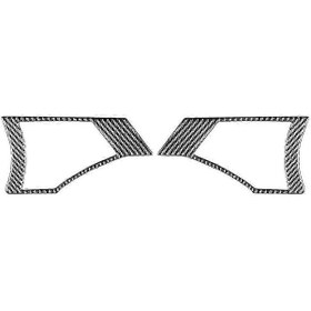 Resim Mazda 3 Axela 2020-2024 İç Aksesuarlar İçin Karbon Fiber Ön Kapı Hoparlör Kapağı Trim Çıkartması - Modern Görünüm Kaiyi 