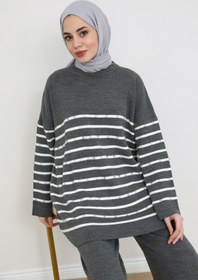 Resim moda auram Taşlı Triko Takım 
