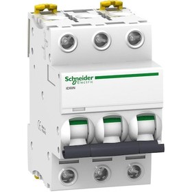 Resim Schneider Electric Acti9 İc60N A9F74340 40A Sigorta (3P, 6Ka, C Eğrisi) 