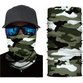 Resim Chaoduo Shop S45 Stili Tek Boyut 3D Kamuflaj Kafatası Katı Bisiklet Maskesi Eşarp Bisiklete Binme Motosiklet Bandana Doğa Sporları Yürüyüş Balıkçılık Bandana Boyun Körüğü Tops (Yurt Dışından) 