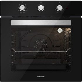 Resim Silverline BO6503B01 - CS5349B01 - 3420 Classy 60 Siyah Cam Ankastre Set 