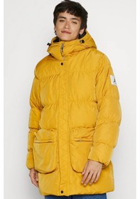 Resim Nike Jordan Statement Chutney Down Fill Repel Puffer Erkek Kapüşonlu Kaz Tüyü Suitici Parka Hardal Hardal 