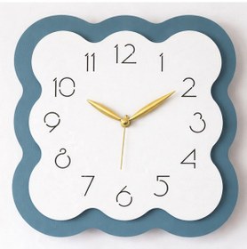 Resim Bulut Temalı Duvar Saati Çok Renkli 