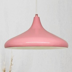 Resim Bamyum Champion Pembe Avize - Alüminyum 35 cm Çap Rustik Çocuk Odası Bebek Odası Mutfak Modelleri 