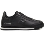 Resim Hammer Jack Siyah Suni Deri Erkek Sneaker 