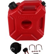 Resim Woodpool Kilitlenebilir 5l Tanklar Plastik Araç Üstü Jerrycan Benzin Bidonu Benzin Yağ Kabı Bidonu (Yurt Dışından) 