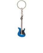 Resim Out Of The Blue Metal Gitar Anahtarlık Mavi - Guıtar Keychaın Blue 