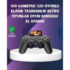 Resim Die Grup 500 Dahili Oyunlu Taşınabilir Retro El Konsolu-2.4 Inç Renkli Ekranlı 
