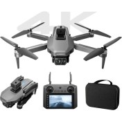 Resim K619 Max Uzun Menzilli Çift Kamera Gps Ekranlı Kumandalı Drone 30 Dk Uçuş 