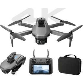 Resim K619 Max Uzun Menzilli Çift Kamera Gps Ekranlı Kumandalı Drone 30 Dk Uçuş 