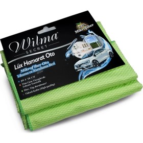Resim Wilma Secret Lüx Hamarat Mikrofiber Cam Bezi - 50 x 70 - Yeşil 