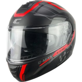 Resim Cgm 569G C-Max Cıty Çene Açılır Kask Siyah/kırmızı 
