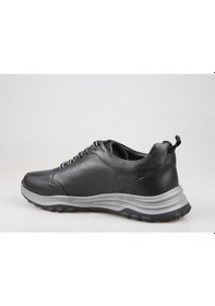 Resim Marcomen 19526 Hakiki Deri Siyah Erkek Günlük Ayakkabı Siyah 
