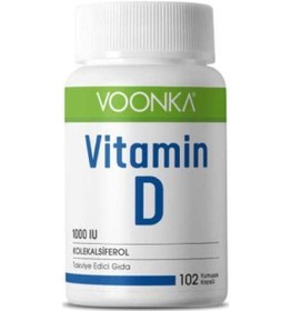 Resim Voonka Vitamin D 1000 Iu 102 Yumuşak Kapsül 