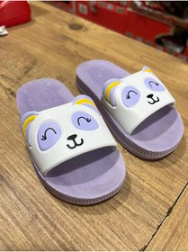 Resim Minamoda Gezer Kız Çocuk Yazlık Best Friend Bunny Pu Rahat Taban Ev Banyo Havuz Plaj Terlik 