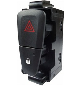 Resim Fluence Megane Iıı Dörtlü Flaşör Düğmesi Merkezi Kilitli Siyah S 