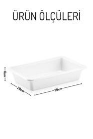 Resim Nandy Home Köşeli Küvet No:0 – Kafe & Restoran Tipi Gıda Saklama ve Hazırlık Kabı 