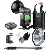 Resim Godox Witstro 360 II Nikon Uyumlu Mini Paraflaş Full Set 