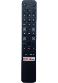 Resim Tcl Rc901v Android Led Tv Kumandası Ses Komutlu 