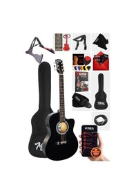 Resim Midex Rg-560bk Pack Siyah Elektro Akustik Gitar Full Set Ekolayzerli 40 İnç 4/4 Yetişkin 