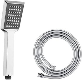 Resim Tema Banyo Arya El Duş Başlığı+Vera Banyo Duş Hortumu Pvc Kopmaz 